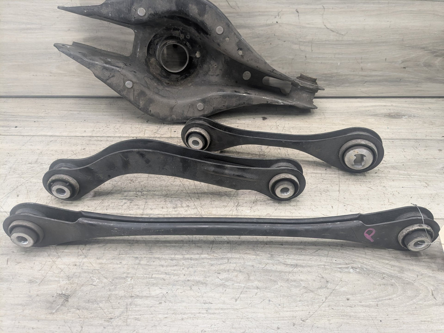 2020 BMW M340i G20 Rear Right Passenger Control Arms SET 0 OEM BMW G20 G22 G23 G26 G42 Rear Right Passenger Upper Lower Control Arm SET (4)