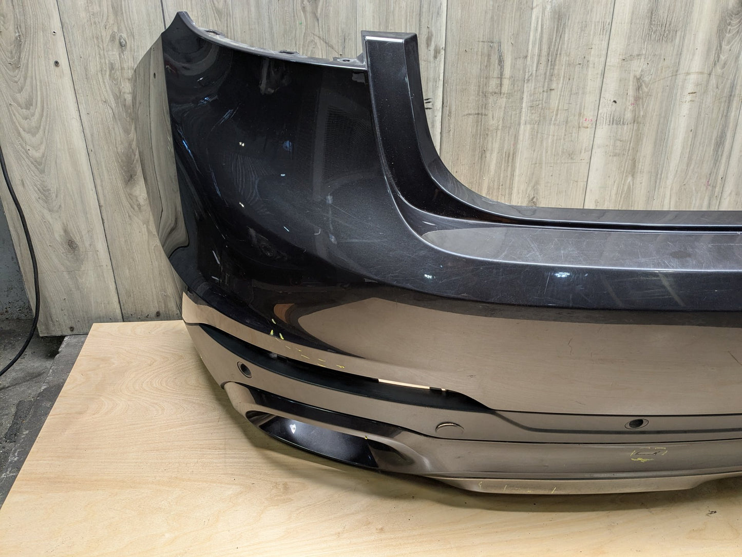 *15-19 OEM BMW F16 X6 Engine N55 Rear Bumper Cover Panel Assembly Gray A90 SOPHISTOGRAU BRILLANTEFFEKT METALLI (A90)