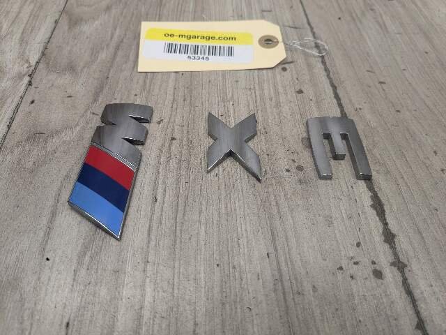 2020 - 2024 BMW X3 F97 Liftgate Trunk Lid Badge / Letters 8070536 S58