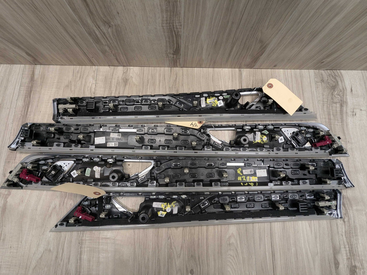 16-19 OEM BMW G11 G12 740 750 M760 Front Rear Left Right Door Trims SET (4)