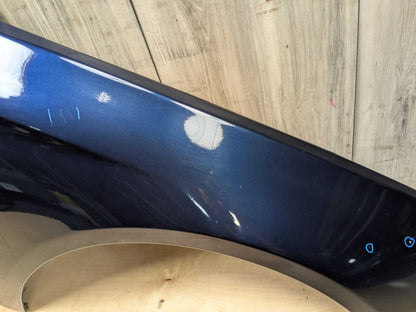 *11-16 OEM BMW F10 528 535 550 Right Passenger Side Fender Panel Blue A89 IMPERIALBLAU BRILLANTEFFEKT METALLI (A89)
