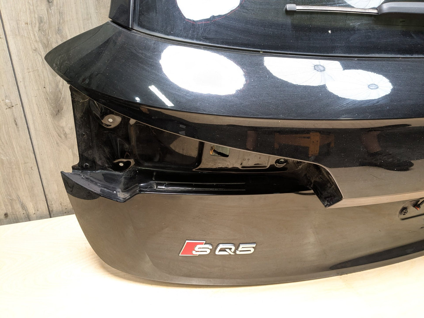 18-20 OEM AUDI Q5 SQ5 Rear Tailgate Liftgate Trunk Lid Black w/ Glass Black 0E/ Y9T