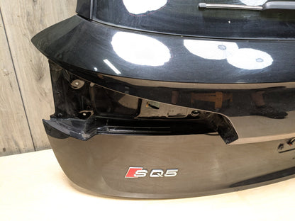 18-20 OEM AUDI Q5 SQ5 Rear Tailgate Liftgate Trunk Lid Black w/ Glass Black 0E/ Y9T