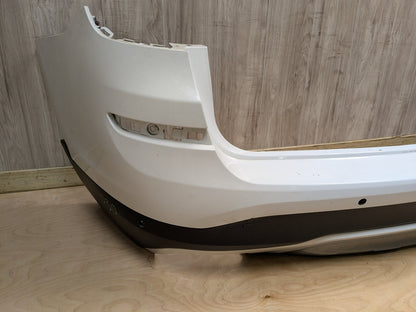 *11-17 OEM BMW F25 X3 28i 28iX 35iX Rear Bumper Cover w/ Diffuser White 300 ALPINWEISS III (300)