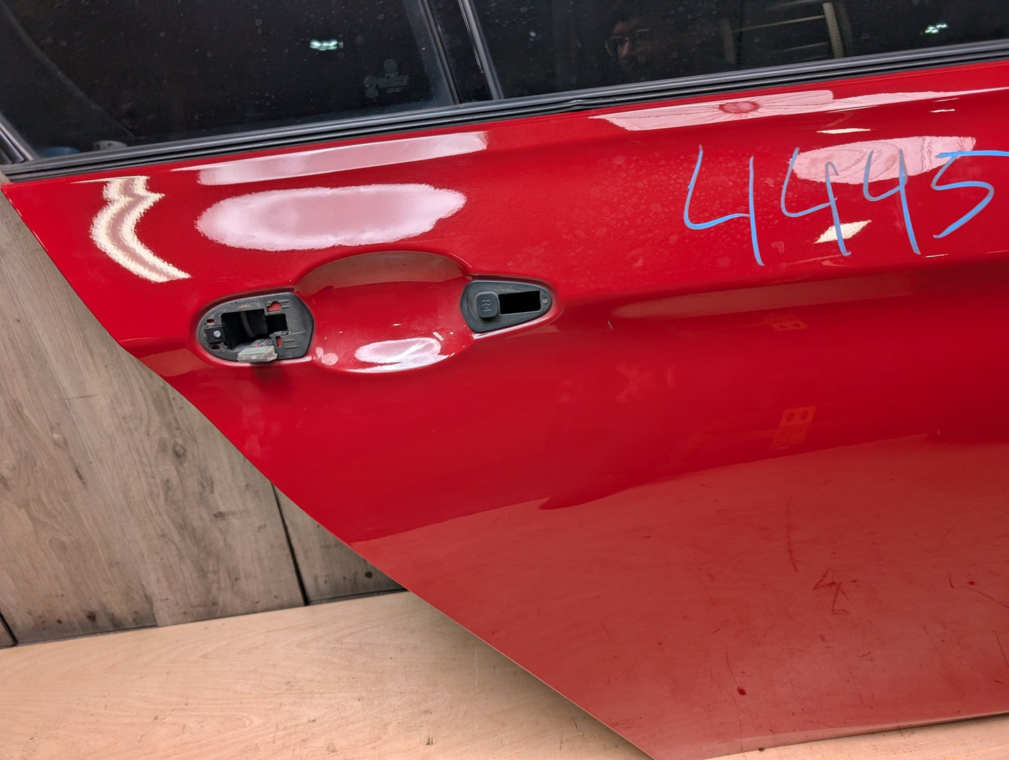 OEM BMW F30 F80 328 330 335 340 M3 Rear Right Passenger Door Shell Panel Red MELBOURNEROT METALLIC (A75)