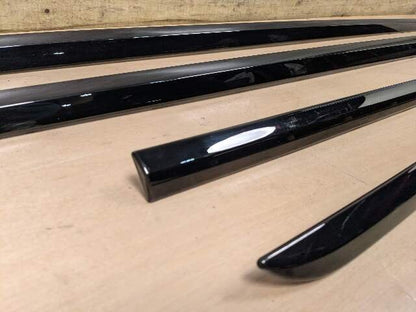 OEM BMW G12 740 750 M760 Lower Left Right Side Door Molding Strip Trim SET Black