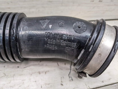 10-16 OEM Porsche Panamera Left Driver Side Engine Air Intake Turbo Hose Inlet