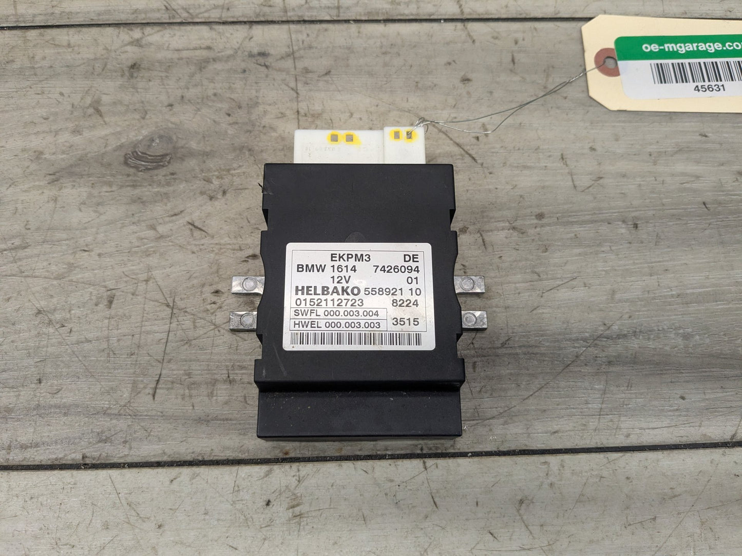 OEM BMW F80 F82 F83 F85 M3 M4 M5 M6 Helbako Fuel Pump Relay Control Module EKPM3