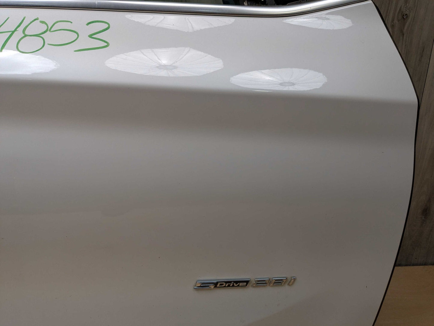 *16-22 OEM BMW F48 X1 28i 28iX Front Right Passenger Door Shell Panel White A96 MINERALWEISS METALLIC (A96)