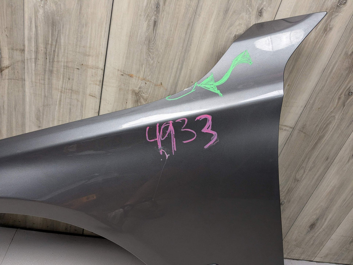*16-19 OEM BMW G11 G12 740 750 Left Driver Side Aluminum Fender Panel Gray C26 Grey MAGELLANGRAU METALLIC (C26)