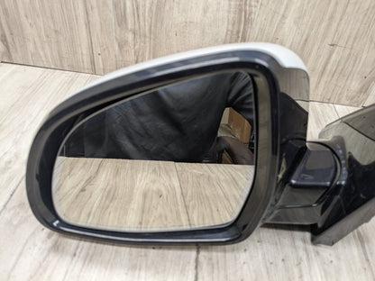 14-18 OEM BMW F15 X5 Left Driver Mirror Auto Dip Heated Shadow Line White
