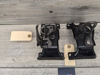 14-19 OEM BMW F15 F85 X5 F16 F86 X6 Hood Hardware Safety Latch Hook SET
