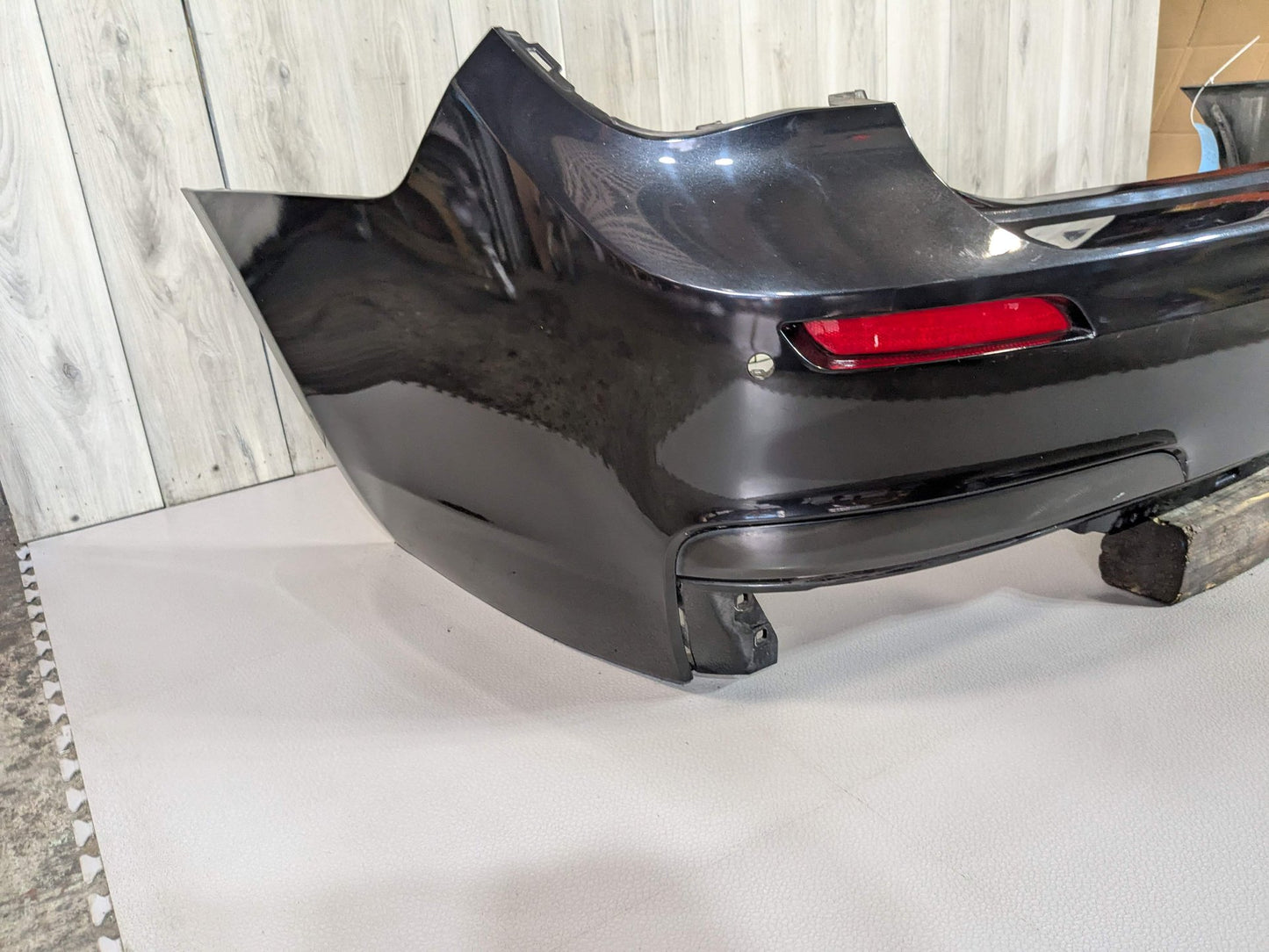 NOTE* 09-15 OEM BMW F01 F02 740 750 Rear Bumper M SPORT Cover w/ PDC Black Black Black Sapphire Metallic (475)