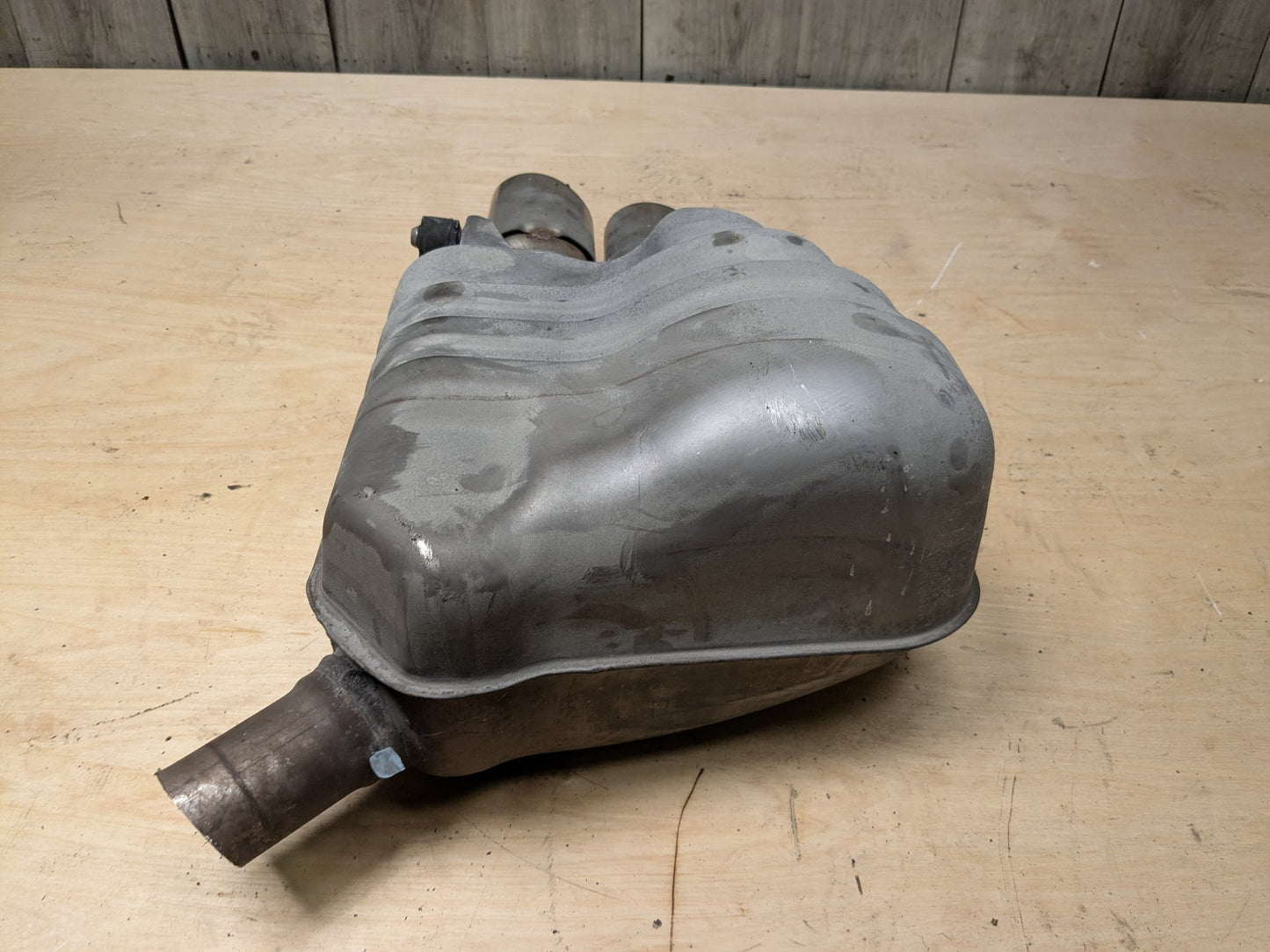 13-17 OEM AUDI S4 S5 3.0L Rear Left Driver Side Exhaust Muffler