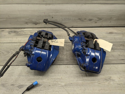 2020 BMW M340i G20 Front Rear Left Right Brake Caliper SET 6891235 OEM BMW G20 G22 G23 M240 M340 M440 Front Rear Left Right Brake Calipers SET Blue