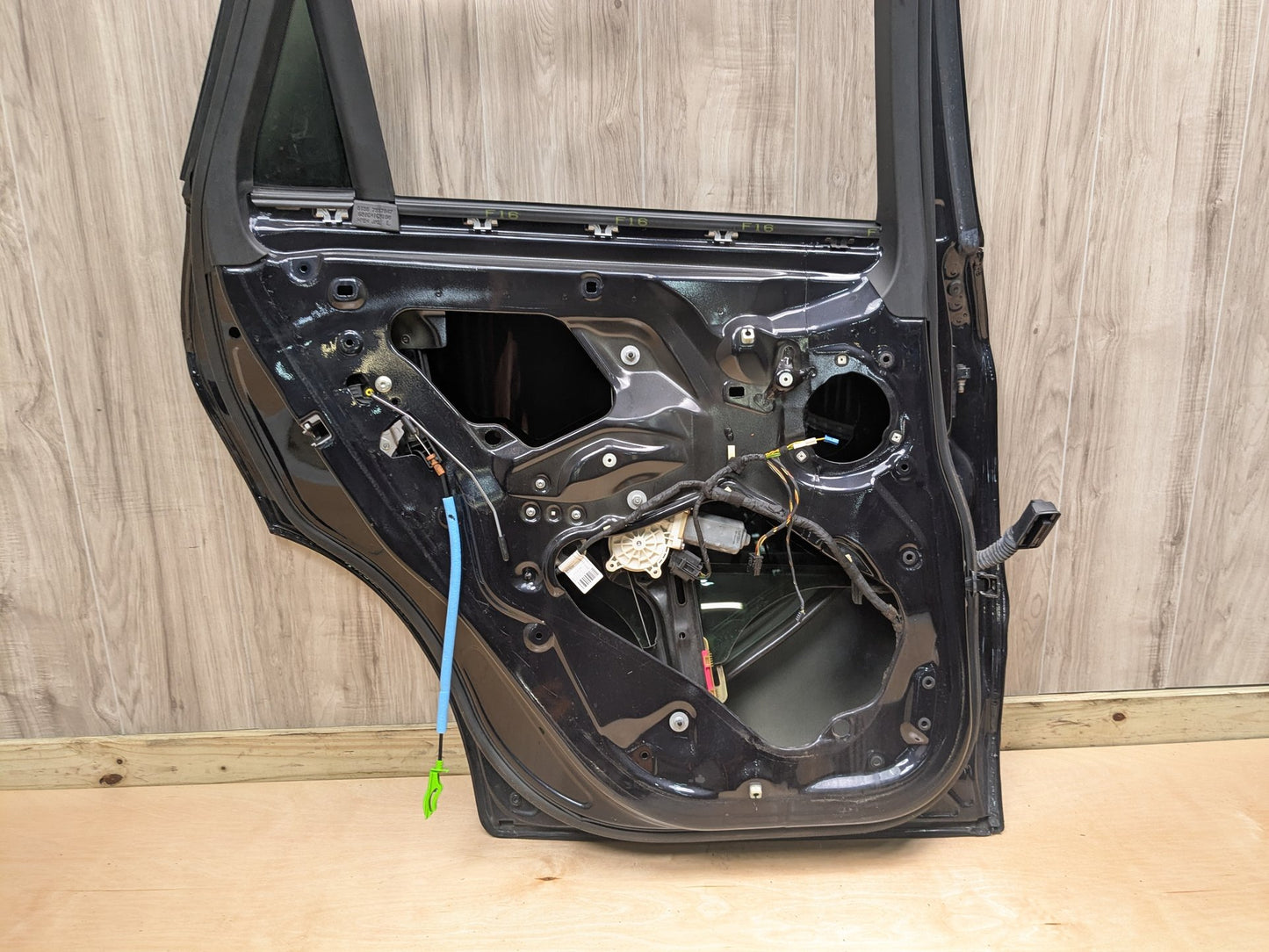 15-19 OEM BMW F16 X6 F86 X6M Rear Left Driver Door Shell Panel Black 416 CARBONSCHWARZ METALLIC (416)