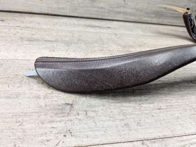 17-20 OEM BMW G30  Interior Front Rear Left Right Door Pull Trim Armrests Brown Leather SET