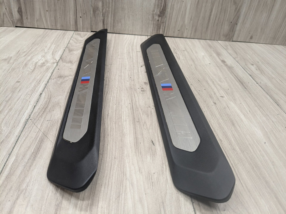 2020-2024 BMW X3 F97 Front Left Right Scuff Plate Door Sill SET 7393397 OEM