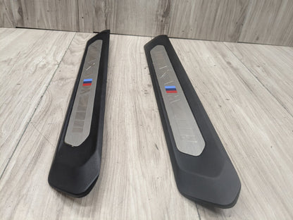 2020-2024 BMW X3 F97 Front Left Right Scuff Plate Door Sill SET 7393397 OEM