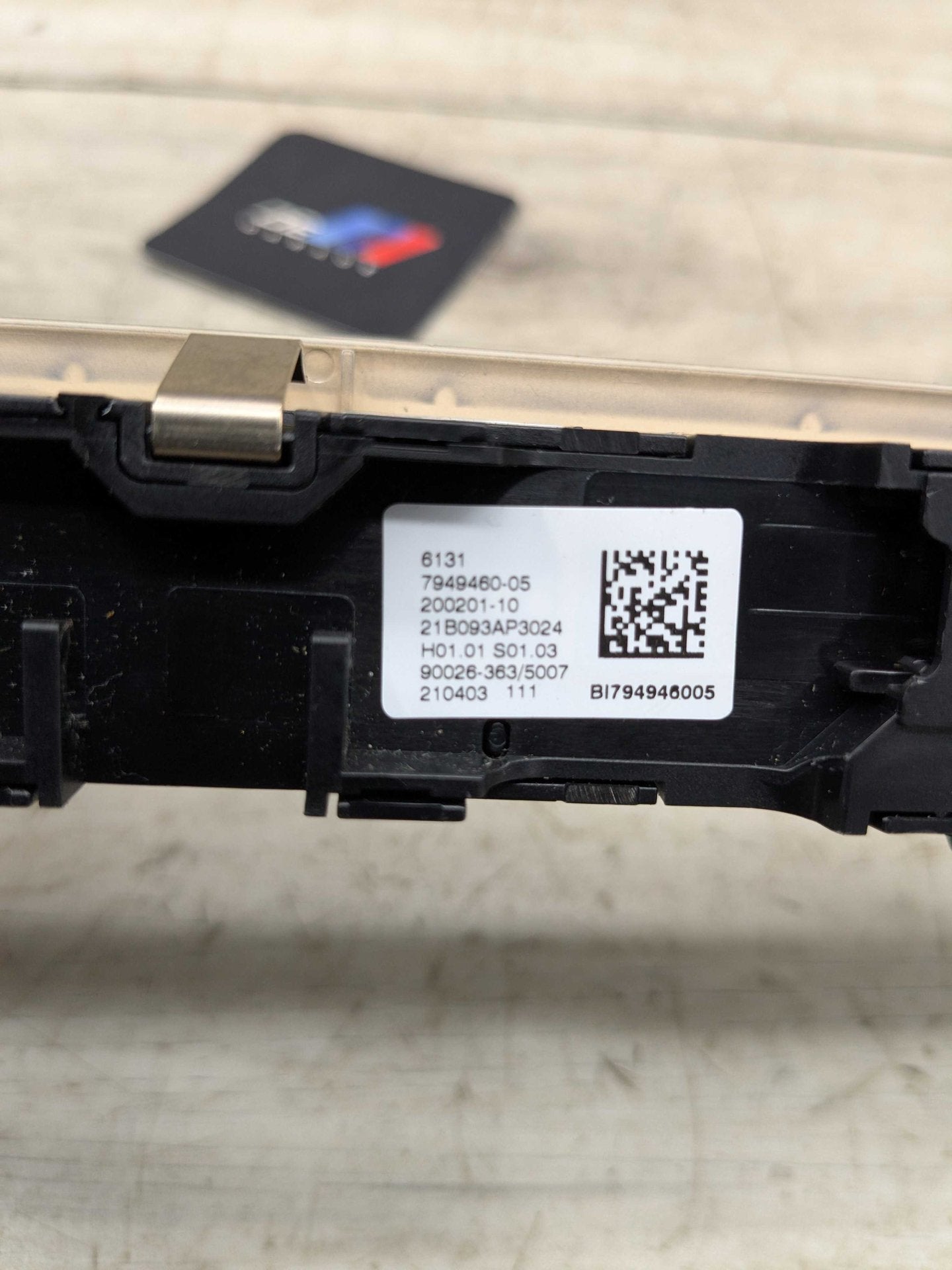OEM BMW G20 G22 G23 G26 330 M340 430 Audio Control Radio Switch Button Beige
