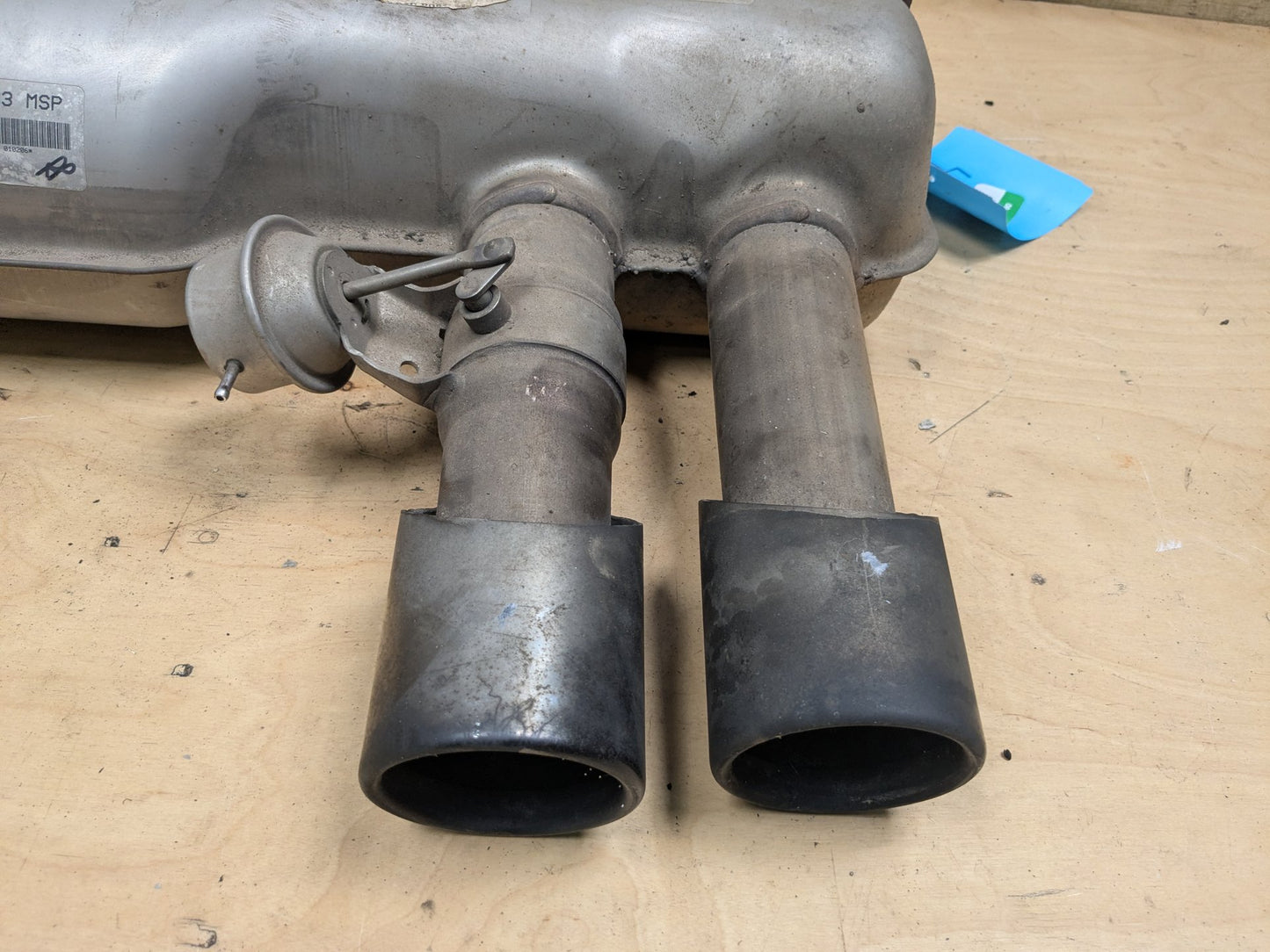 10-14 FOR BMW E70 E71 X5M X6M S63 Rear Exhaust Muffler w/ Dual Tips