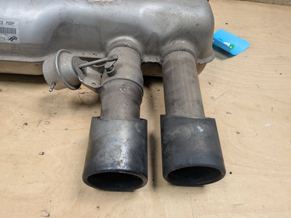 10-14 FOR BMW E70 E71 X5M X6M S63 Rear Exhaust Muffler w/ Dual Tips