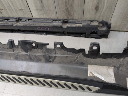 OEM BMW F15 X5 Left Driver Running Step Board Side Skirt Rocker Panel w Bracket