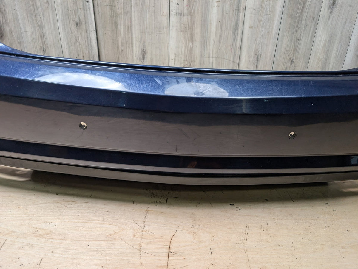 *10-13 OEM Mercedes A207 C207 W207 E350 E550 AMG Rear Bumper Cover w/ Diffuser Blue 890