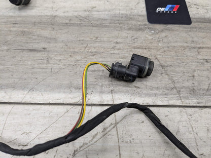 09-13 OEM BMW F10 F01 F02 Rear Bumper Parking Harness PDC Sensors Gray A90