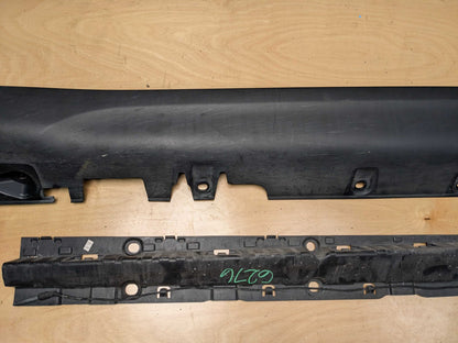 *14-18 OEM BMW F15 X5 Right Passenger Side Skirt Rocker Panel Molding w/ Bracket