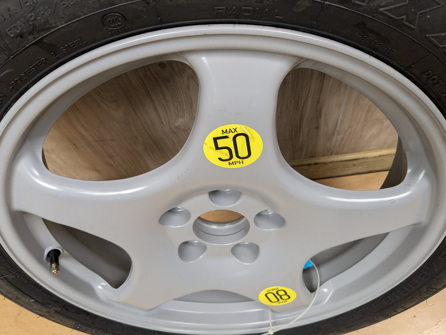 OEM BMW G01 G02 G12 G30 530 540 M550 X3 X4 Spare Tire Wheel Rim Donut 18x4 ET-1