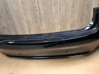 *15-18 OEM BMW F86 X6M M Rear Bumper Cover w/ Diffuser COMPLETE Black 416 CARBONSCHWARZ METALLIC (416)