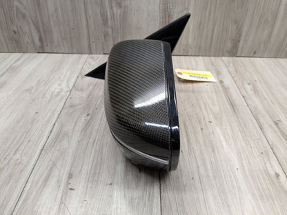 2017-2023 BMW M550i G30 Front Left Driver Side Mirror Assembly 7485259 17-23 OEM BMW G30 530 540 M550 Left Driver Side Mirror Blind Spot SHADOW GLOSS