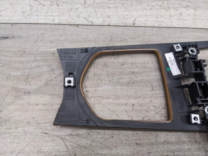 10-16 OEM Porsche Panamera Front Center Console Bezel Trim Wood