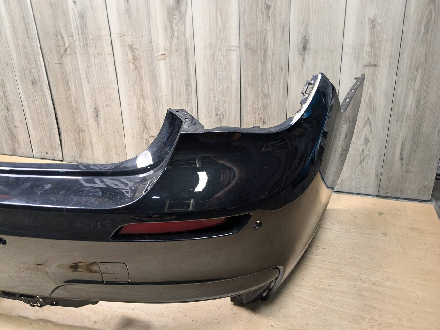 *09-15 OEM BMW F01 F02 740 750 Rear Bumper M SPORT Cover w/ PDC Holes Black 475 Black BLACK SAPPHIRE METALLIC (475)