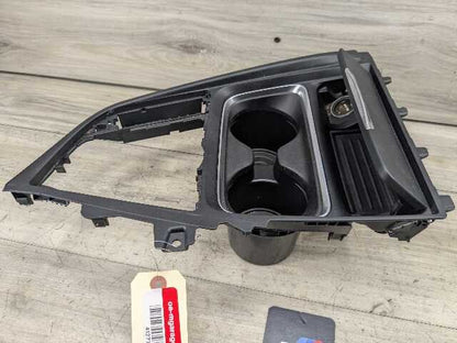 OEM BMW F30 F32 F33 F36 PRE-LCI Center Console Cup Holder Trim Cover Bezel