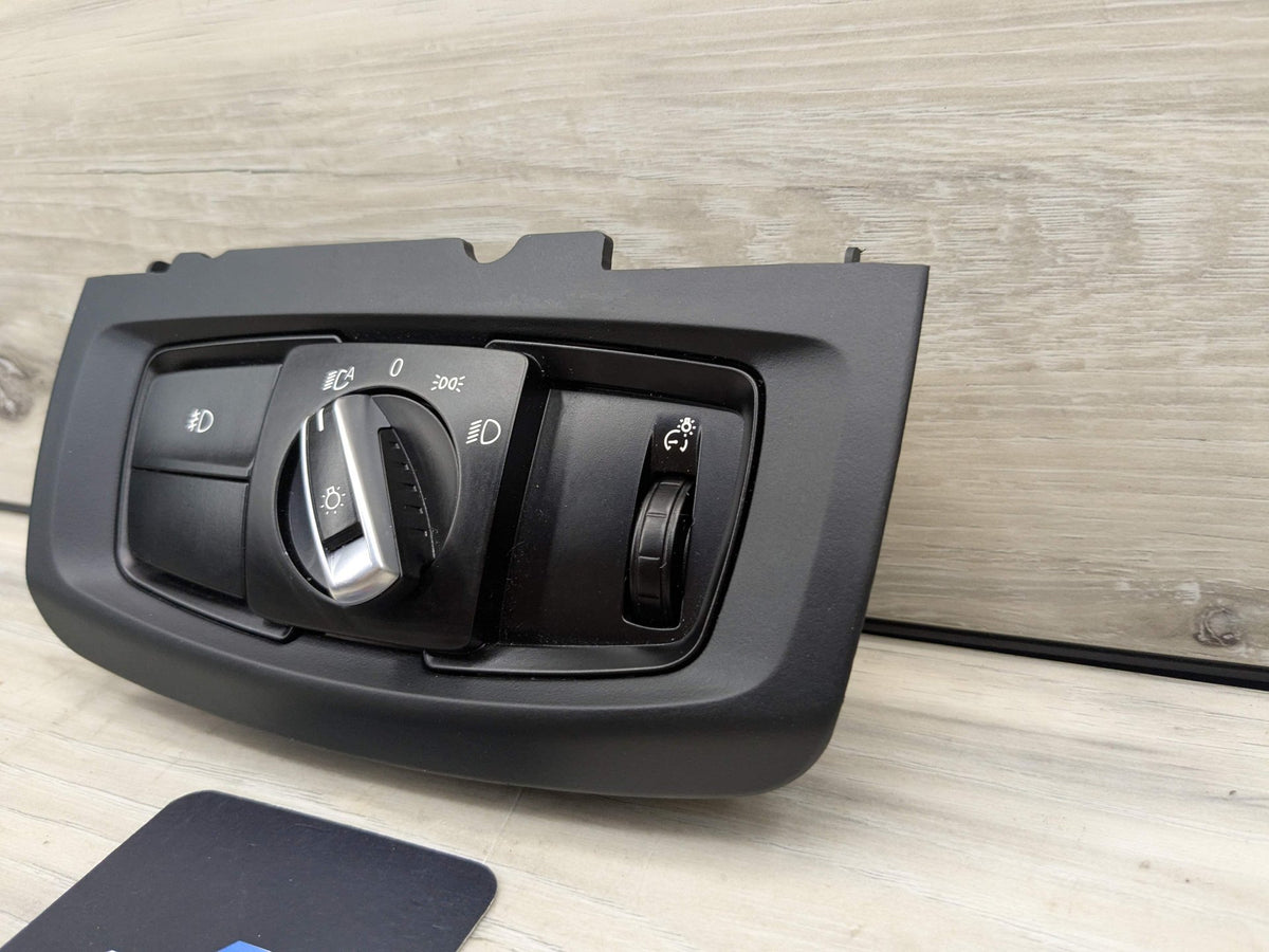 14-18 OEM BMW F15 F85 X6 X5 M Headlight Switch Control Panel Light Module BLACK