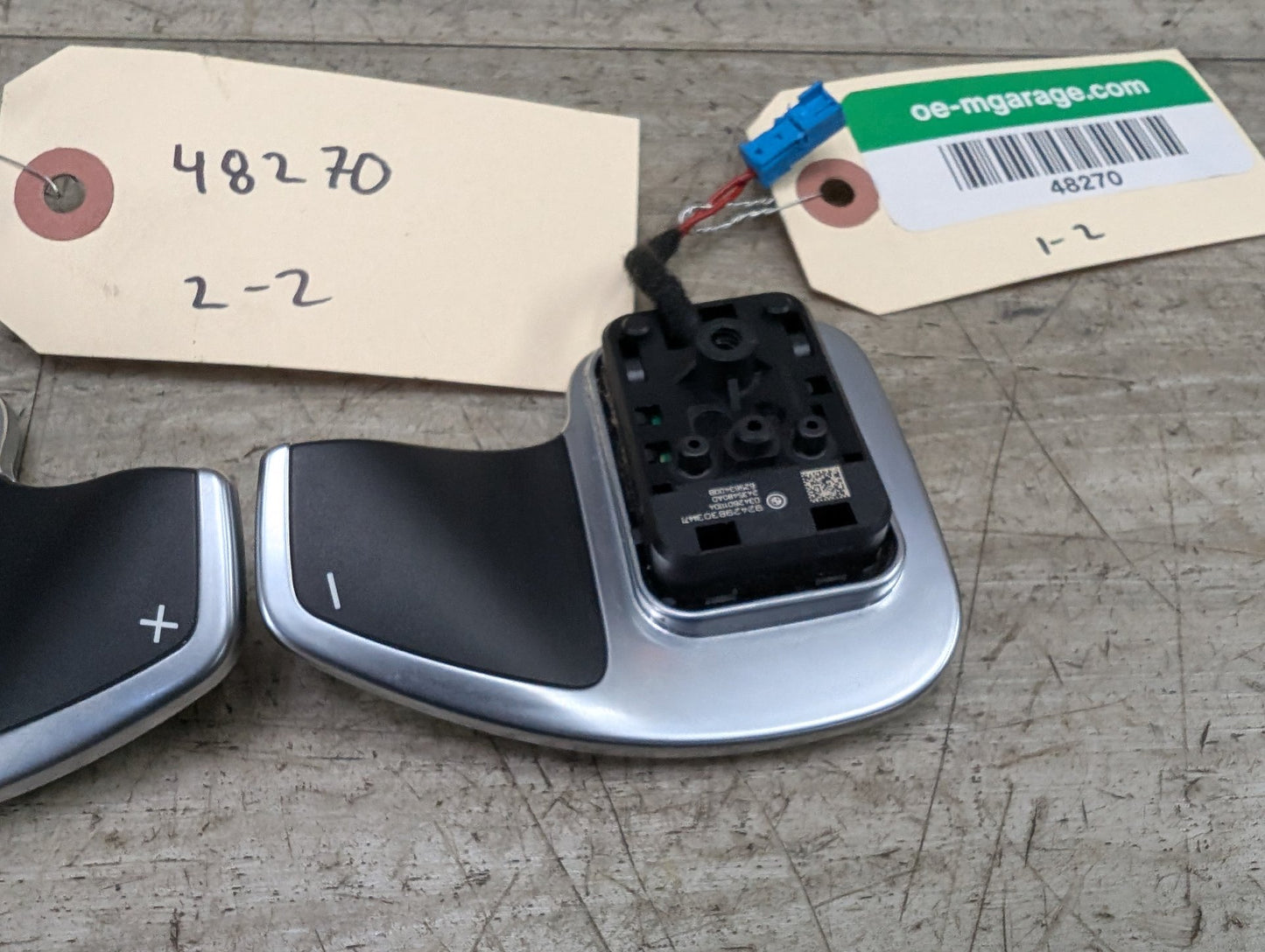 OEM BMW F15 F25 F30 F32 F33 F36 F48 X1 X3 X5 AT Paddle Shifter Plus Minus PAIR