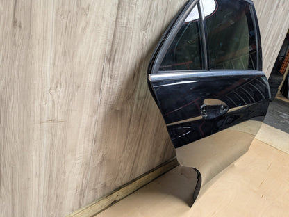 OEM Mercedes W212 E350 E400 E550 Rear Right Passenger Door Shell Panel Black 197 (Obsidian black- Metallic finish)