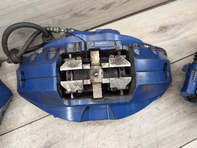 17-23 OEM BMW G30 530 540 M550 Front Rear Left Right Brake Calipers SET Blue