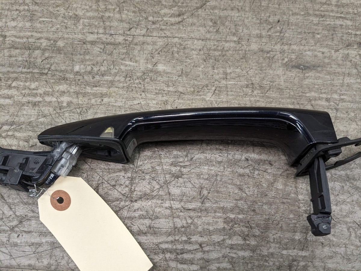 14-18 OEM BMW F15 F85 F86 X5 X6 COMFORT ACCESS Rear LEFT Door Handle Black*