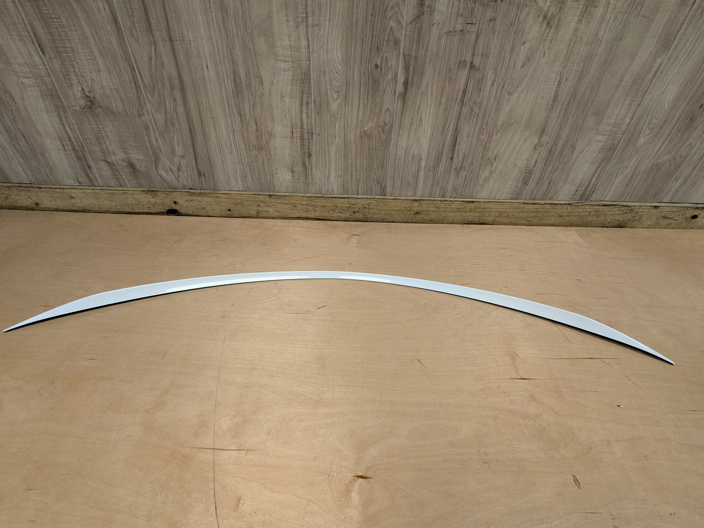 Mercedes W205 Rear Spoiler AMG Boot Trunk Trim Panel Obsidian 149 Polar white