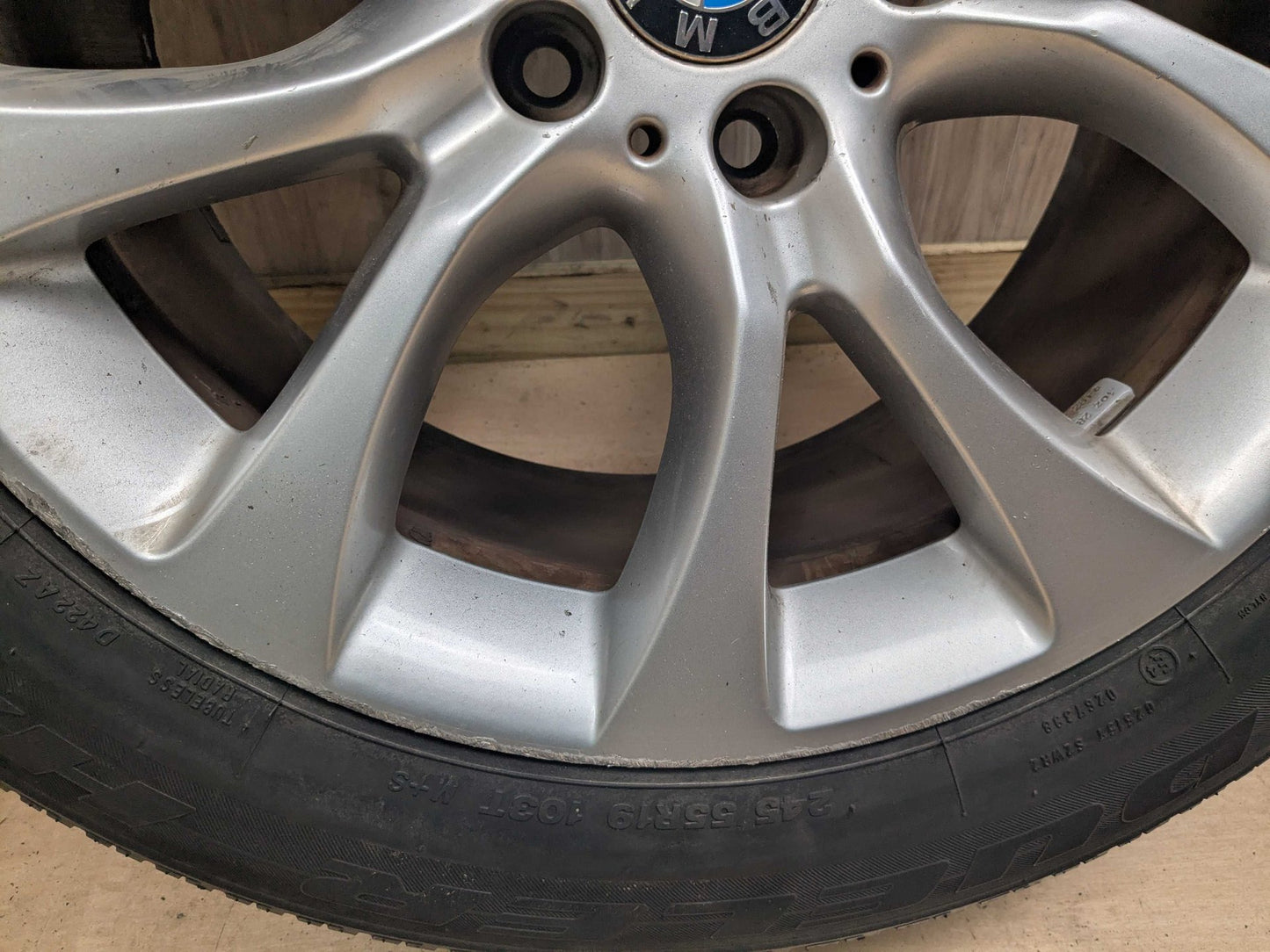 14-18 OEM BMW F15 X5 Wheel Rim 19x9 ET48 5x120 V-Spoke Style 450