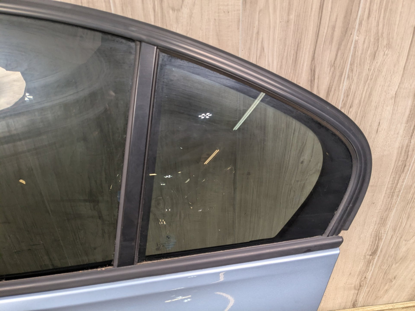 OEM BMW F30 F80 328 330 335 340 M3 Rear Left Driver Door Shell Panel Blue B40 LIQUID BLUE METALLIC (B40)