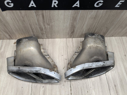 2015-2021 Mercedes-Benz C43 W205 Rear Left Right Exhaust Muffler Tips SET A0004900627