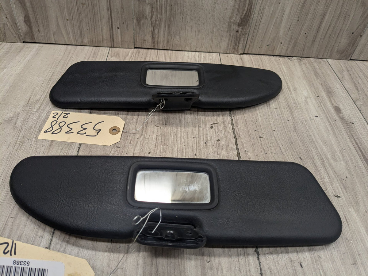 OEM BMW E36 Z3 Left Right Driver Passenger Side Interior Sun visor PAIR Black