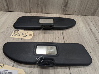 OEM BMW E36 Z3 Left Right Driver Passenger Side Interior Sun visor PAIR Black