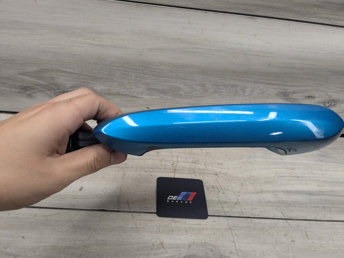 20-24 OEM BMW F44 228 M235 REAR Left Driver Door Handle COMFORT ACCESS Blue C1G