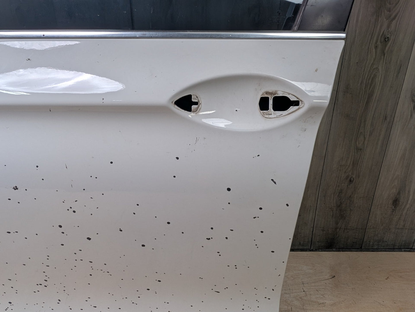 *11-16 OEM BMW F10 528 535 Sedan Front Left Driver Door Shell Panel White White 300
