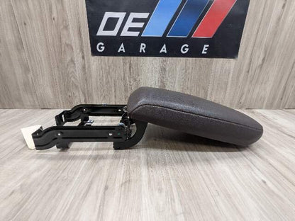 OEM BMW F25 F26 X3 X4 Front Center Console Armrest Arm Rest w/ Bracket Mocha